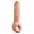 Телесная насадка-удлинитель Thrive 8.75 Inch Realistic Penis Extender Sleeve - 22,2 см. - Blush Novelties - в Ростове-на-Дону купить с доставкой