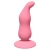 Розовая анальная пробка Waved Anal Plug Pink - 11 см. - Lola Games