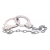 Наручники из металла с длинной цепочкой CHROME HANDCUFFS METAL HANDCUFFS W. KEY - NMC - купить с доставкой в Ростове-на-Дону