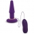 Фиолетовая анальная вибропробка APEX BUTT PLUG LARGE PURPLE - 15 см. - Seven Creations