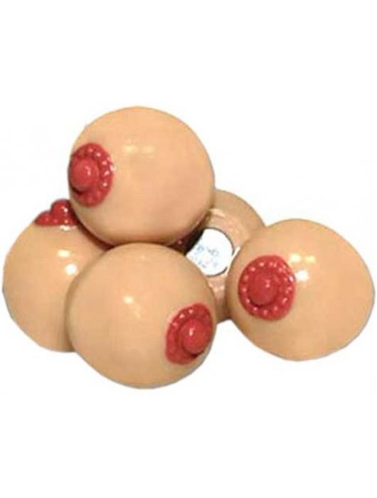 Магнитные держатели в форме груди - 5 шт. - Play Star - купить с доставкой в Ростове-на-Дону