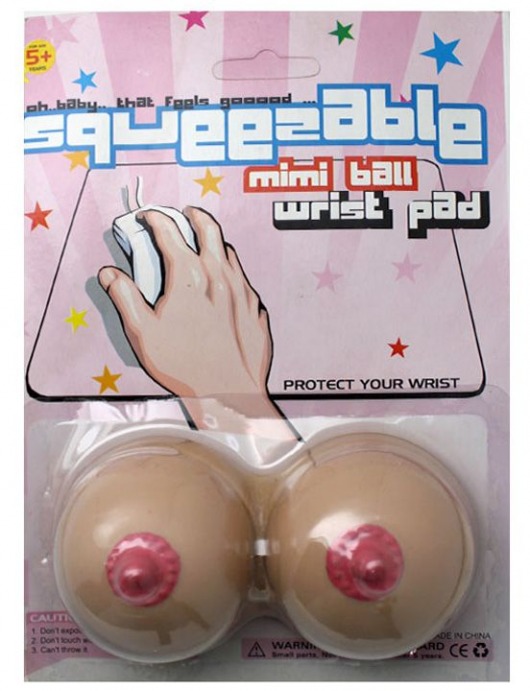 Подставка под руку для работы с мышкой в форме бюста - Play Star - купить с доставкой в Ростове-на-Дону