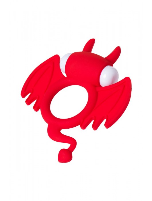 Красное эрекционное кольцо на пенис JOS COCKY DEVIL - JOS - в Ростове-на-Дону купить с доставкой