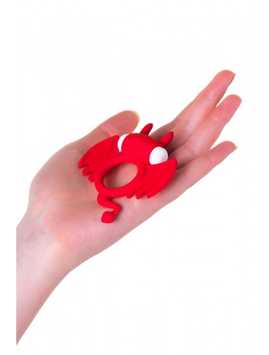 Красное эрекционное кольцо на пенис JOS COCKY DEVIL - JOS - в Ростове-на-Дону купить с доставкой