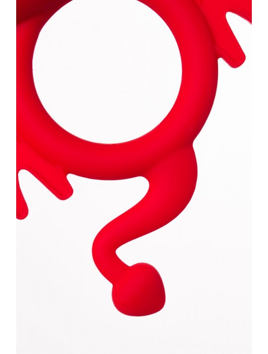 Красное эрекционное кольцо на пенис JOS COCKY DEVIL - JOS - в Ростове-на-Дону купить с доставкой