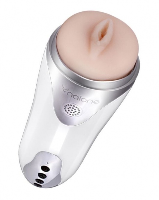 Мастурбатор-вагина Nalone Magician в бело-серебристой колбе - Nalone - в Ростове-на-Дону купить с доставкой