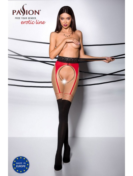Колготки с имитацией чулок и пояса - Passion купить с доставкой