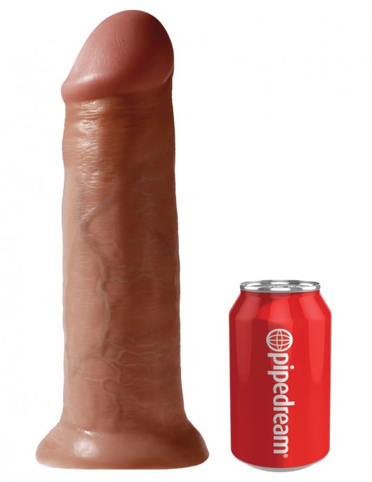 Фаллоимитатор-гигант кофейного цвета на присоске 12  Cock - 31 см. - Pipedream