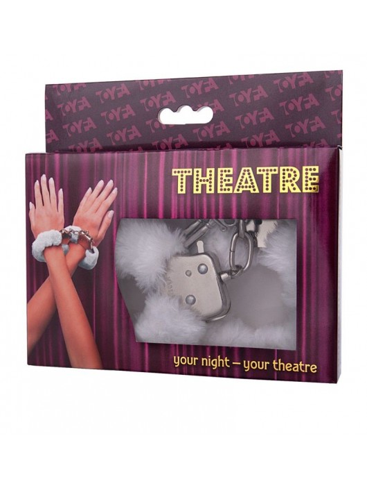 Наручники с белой меховой опушкой - ToyFa - купить с доставкой в Ростове-на-Дону