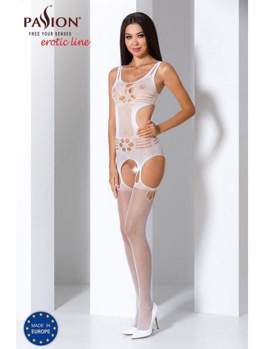 Сексуальный комбинезон на узких бретелях с открытыми бёдрами - Passion купить с доставкой