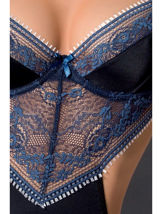 Эффектное боди Gisele с изысканным кружевом на лифе - Passion купить с доставкой