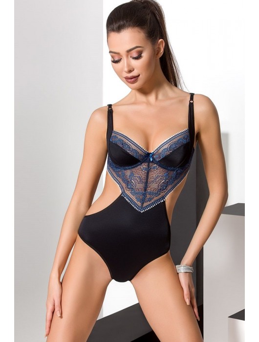 Эффектное боди Gisele с изысканным кружевом на лифе - Passion купить с доставкой