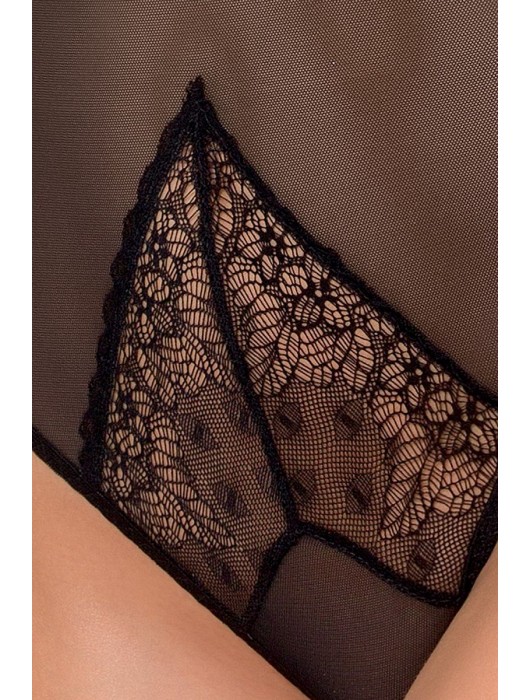 Полупрозрачное эротическое боди Velia - Passion купить с доставкой