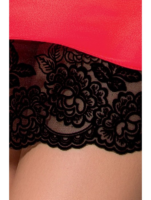 Соблазнительная сорочка Polina с кружевной отделкой - Passion купить с доставкой