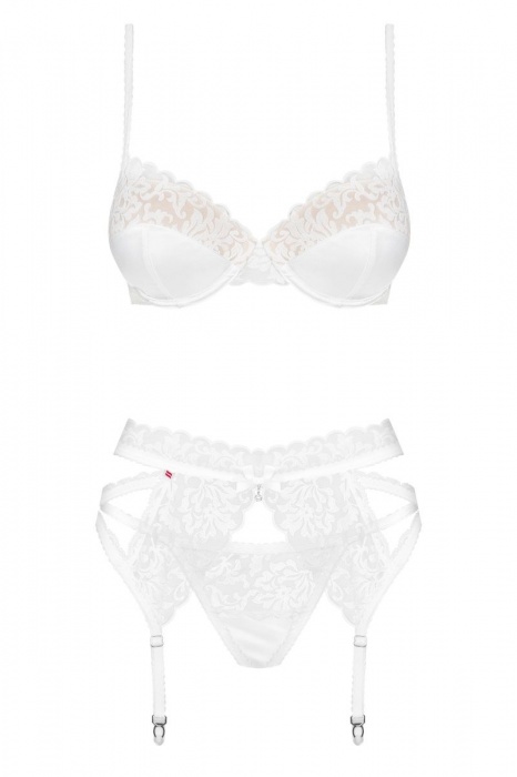 Соблазнительный комплект с декоративной вышивкой - Obsessive купить с доставкой