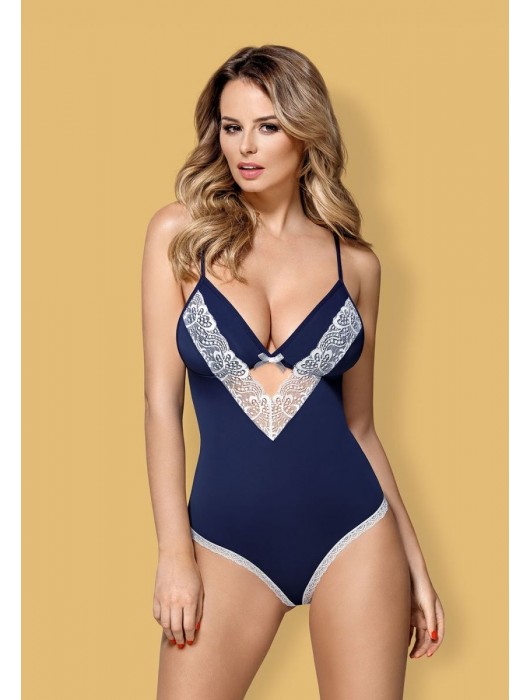 Игривый костюм горничной с кружевным фартуком - Obsessive купить с доставкой