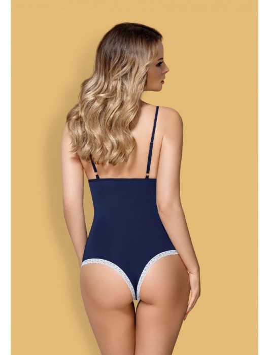 Игривый костюм горничной с кружевным фартуком - Obsessive купить с доставкой