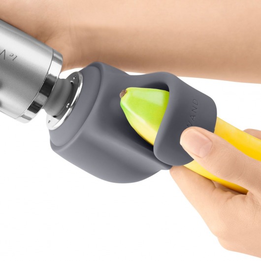 Серая насадка LOOP на массажер Le Wand для фаллостимуляции - Le Wand - в Ростове-на-Дону купить с доставкой