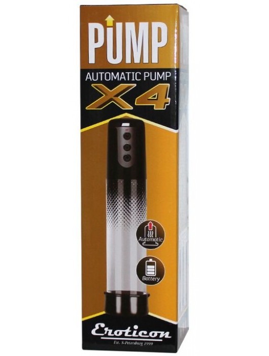 Автоматическая вакуумная помпа Eroticon PUMP X4 - Eroticon - в Ростове-на-Дону купить с доставкой
