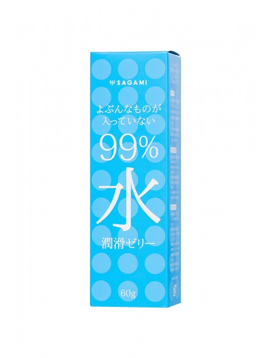 Смазка на водной основе Sagami Water 99% - 60 гр. - Sagami - купить с доставкой в Ростове-на-Дону