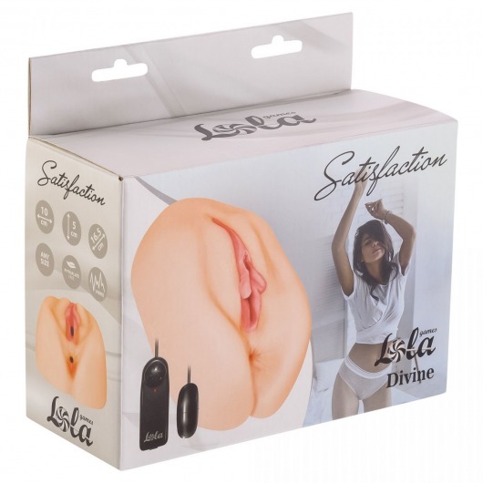 Вагина с вибропулей Satisfaction Divine - Lola Games - в Ростове-на-Дону купить с доставкой