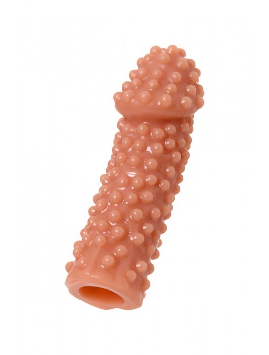 Телесная насадка на фаллос с бугорками KOKOS Extreme Sleeve 10 - 15,8 см. - KOKOS - в Ростове-на-Дону купить с доставкой