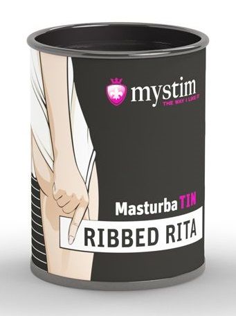 Компактный мастурбатор MasturbaTIN Ribbed Rita - MyStim - в Ростове-на-Дону купить с доставкой