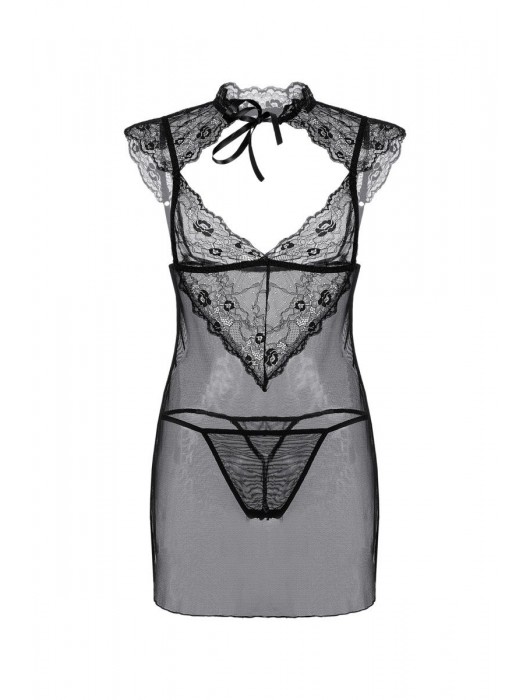 Полупрозрачная кружевная комбинация Luscious - Candy Girl купить с доставкой