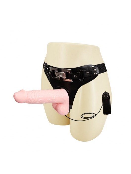 Реалистичный фаллоимитатор телесного цвета на трусиках Harness - 16,5 см. - Bior toys - купить с доставкой в Ростове-на-Дону