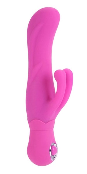 Розовый вибромассажер Double Dancer серии Posh - California Exotic Novelties