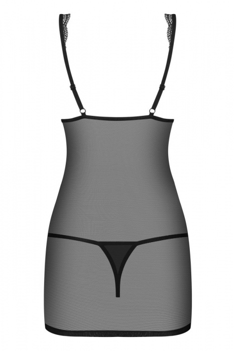 Обольстительная коротенькая сорочка с кружевом - Obsessive купить с доставкой