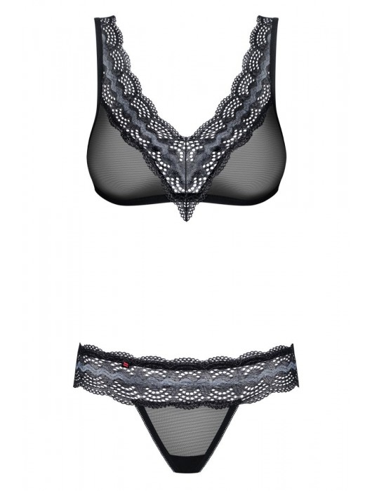 Соблазнительный комплект белья с кружевом - Obsessive купить с доставкой