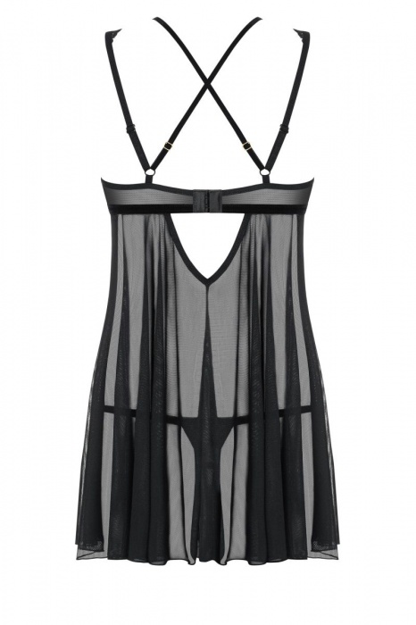 Восхитительная короткая сорочка с цветочным принтом - Obsessive купить с доставкой