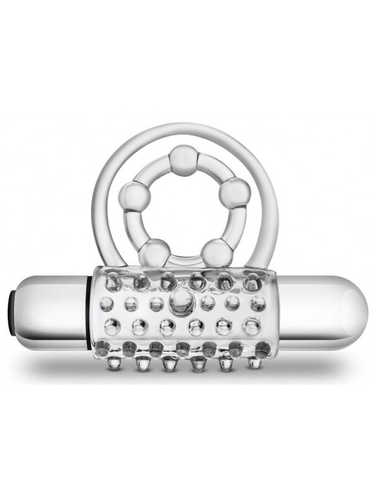 Прозрачное эрекционное виброкольцо Vibrating Super Clitifier - Blush Novelties - в Ростове-на-Дону купить с доставкой