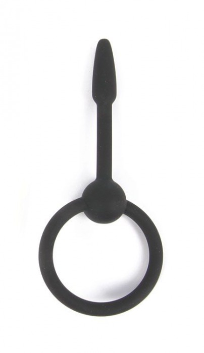 Черный уретральный конусовидный плаг - 5,5 см. - Bior toys - купить с доставкой в Ростове-на-Дону