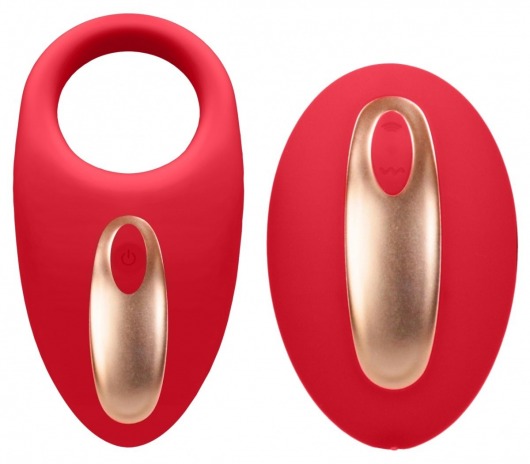 Красное эрекционное виброкольцо Poise с пультом - Shots Media BV - в Ростове-на-Дону купить с доставкой