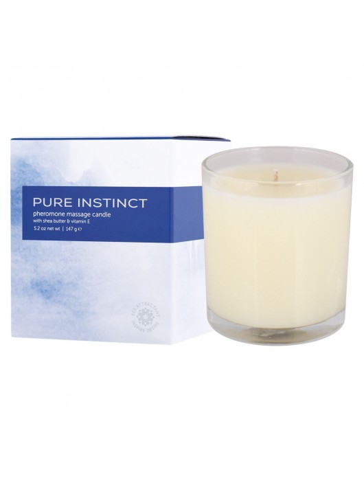 Свеча для массажа с феромонами Pure Instinct True Blue - 147 гр. - Pure Instinct - купить с доставкой в Ростове-на-Дону