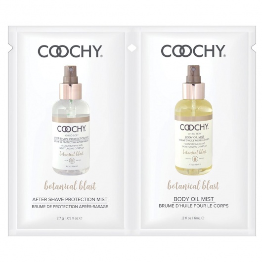 Набор - масло с феромонами и лосьон после бритья COOCHY BOTANTICAL BLAST - 6 мл. и 2,7 гр. - Coochy - купить с доставкой в Ростове-на-Дону