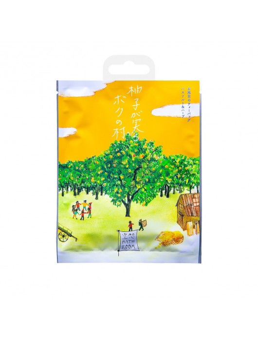 Соль для ванны  Деревня, где растет юдзу  с ароматом цитрусовых - 30 гр. -  - Магазин феромонов в Ростове-на-Дону