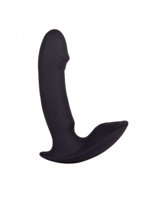 Чёрный массажёр простаты с вибрацией - Rubber Tech Ltd - в Ростове-на-Дону купить с доставкой
