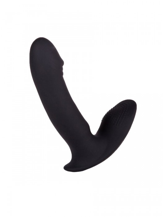 Чёрный массажёр простаты с вибрацией - Rubber Tech Ltd - в Ростове-на-Дону купить с доставкой