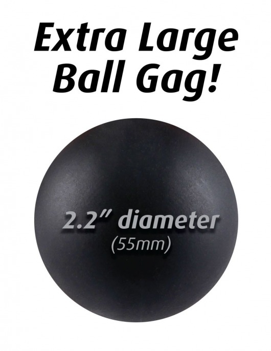 Большой кляп-шарик Extreme Ball Gag - Pipedream - купить с доставкой в Ростове-на-Дону