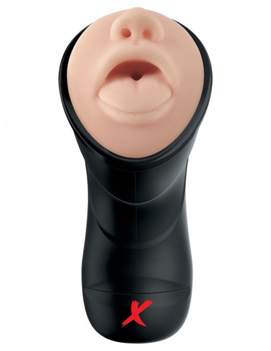 Мастурбатор-ротик Deep Throat Vibrating Stroker - Pipedream - в Ростове-на-Дону купить с доставкой