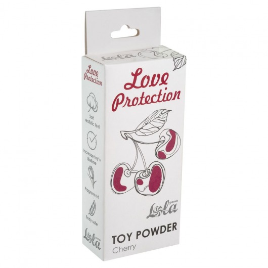 Пудра для игрушек Love Protection с ароматом вишни - 15 гр. - Lola Games - купить с доставкой в Ростове-на-Дону