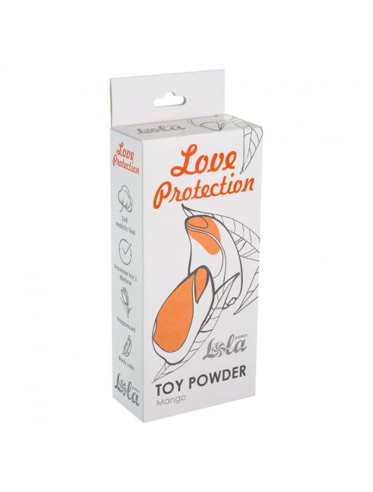 Пудра для игрушек Love Protection с ароматом манго - 30 гр. - Lola Games - купить с доставкой в Ростове-на-Дону
