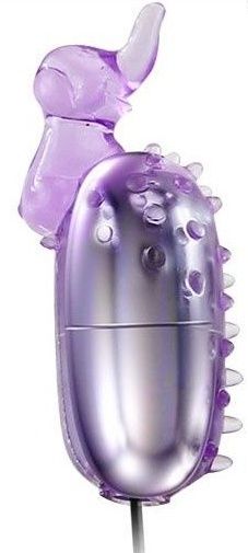 Фиолетовое виброяйцо Elephant - Bior toys