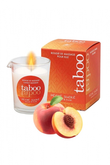 Массажное аромамасло с афродизиаками для женщин RUF Taboo Peche sucre - 60 гр. - RUF - купить с доставкой в Ростове-на-Дону