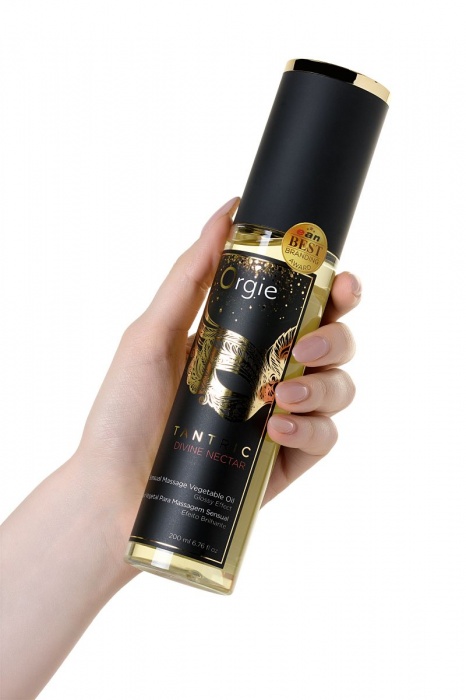 Растительное массажное масло Orgie Tantric Divine Nectar - 200 мл. - ORGIE - купить с доставкой в Ростове-на-Дону