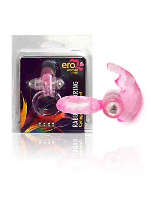 Розовое эрекционное виброкольцо Rabbit Cockring - Bior toys - в Ростове-на-Дону купить с доставкой