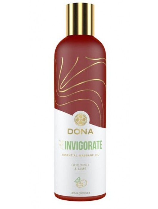 Массажное масло с ароматом кокоса и лайма - 120 мл. - System JO - купить с доставкой в Ростове-на-Дону